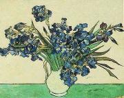Vincent Van Gogh Vase with Irises Sweden oil painting reproduction